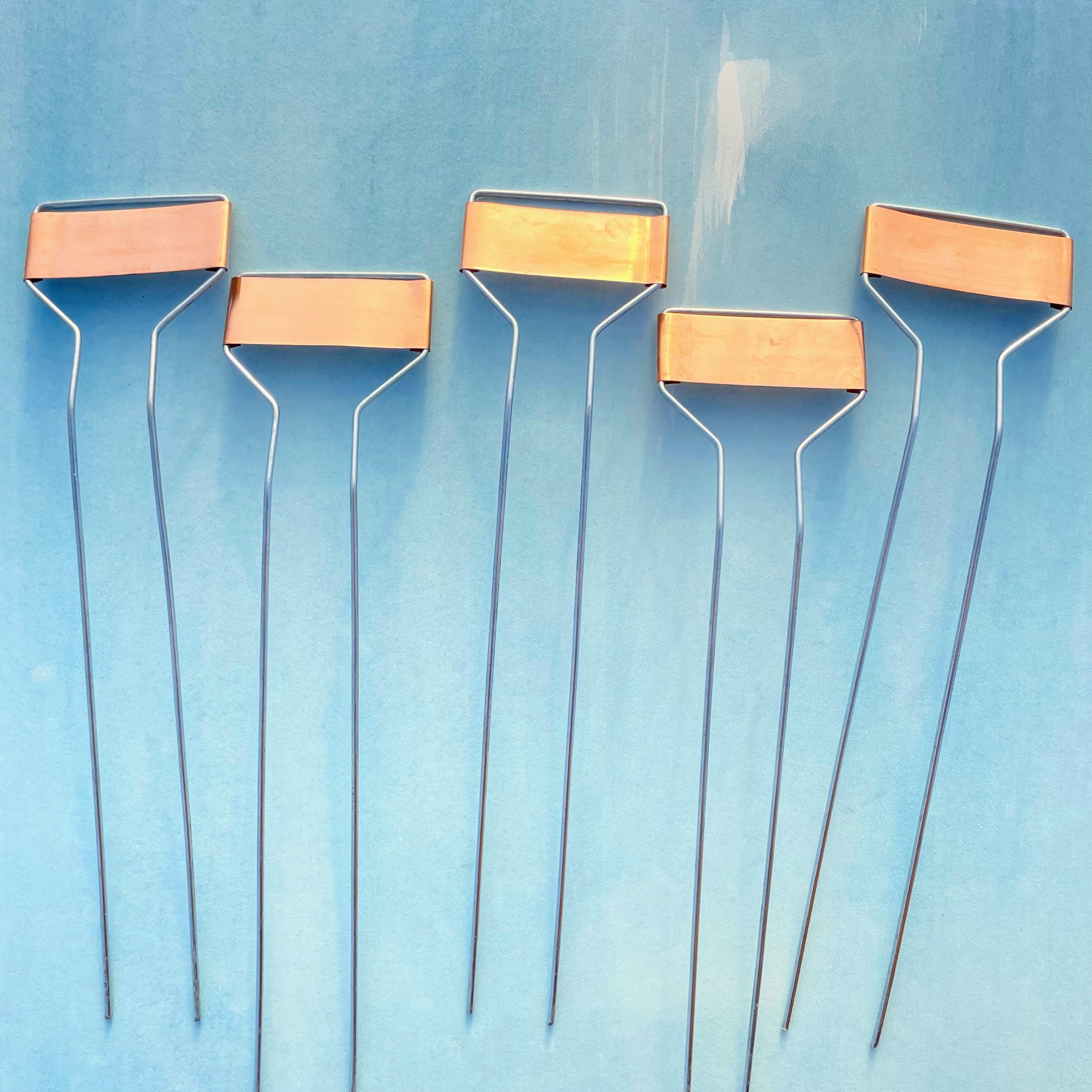 10" Copper Plant Labels