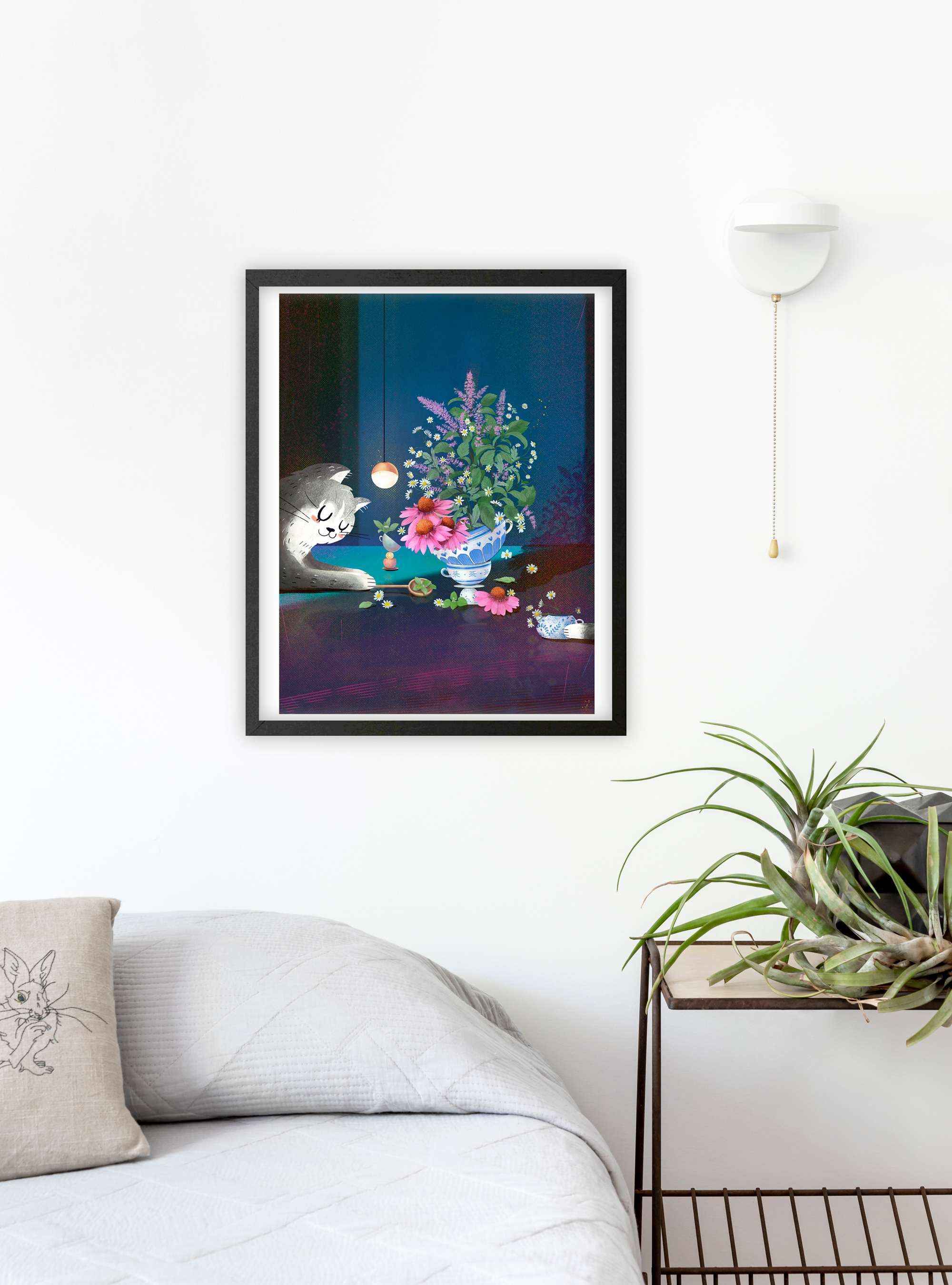 Tea Garden Mix Art Print ~Signed~