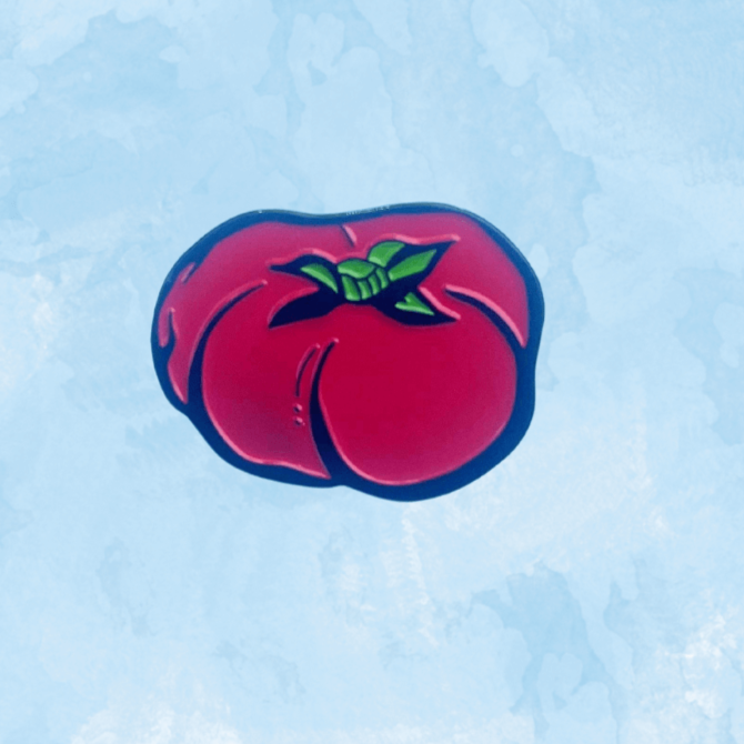 Mikado Tomato Enamel Pin