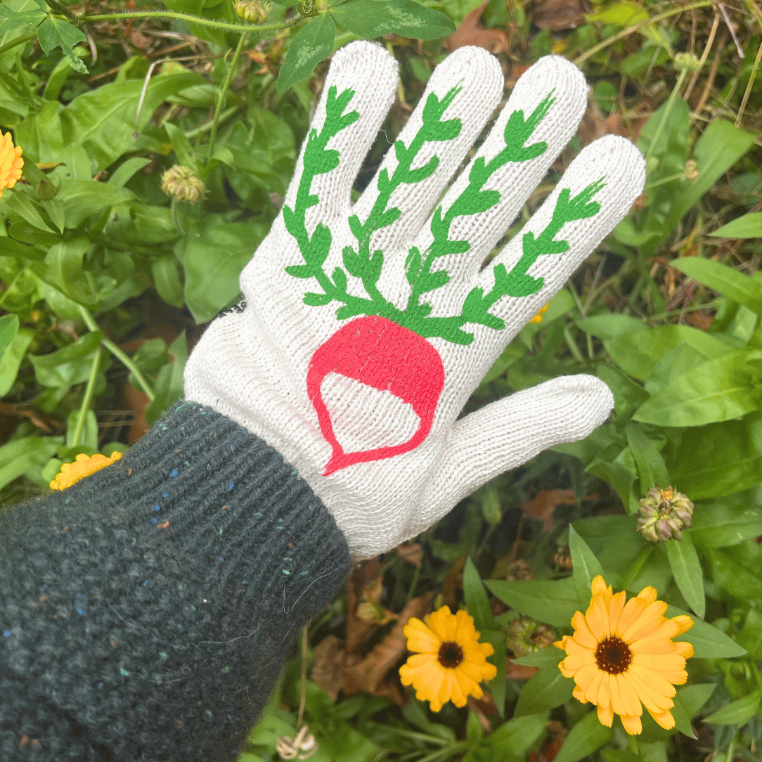 Printed Garden Gloves