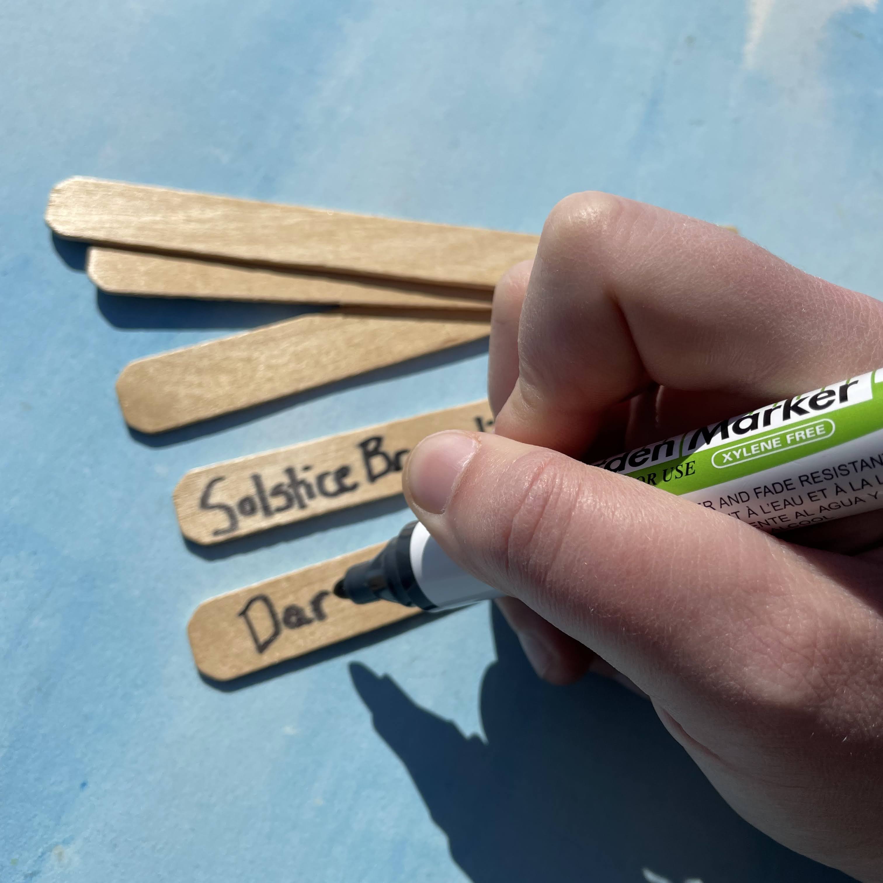 6" Wooden Plant Labels