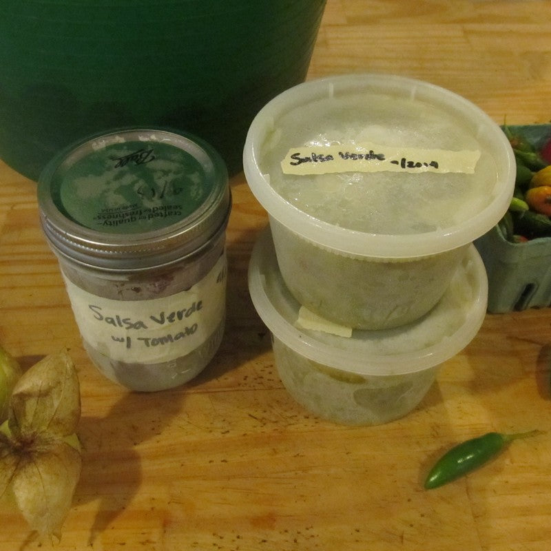 Tomatillo Salsa All Year