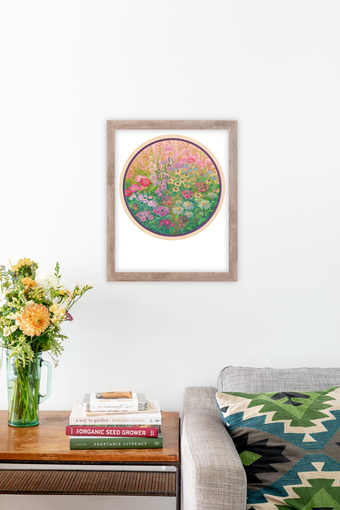 Cottage Garden Mix Art Print ~Signed~