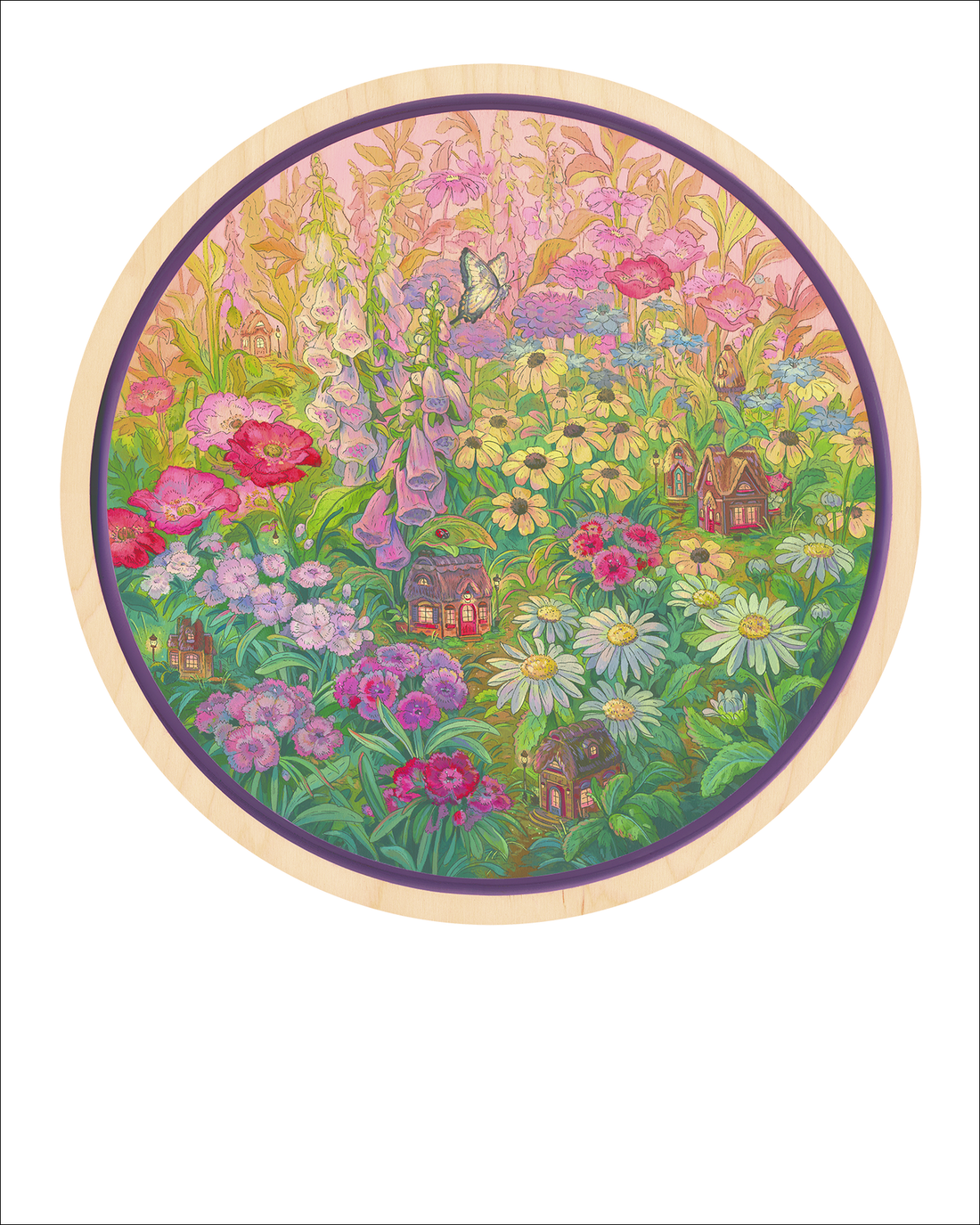 Cottage Garden Mix Art Print ~Signed~