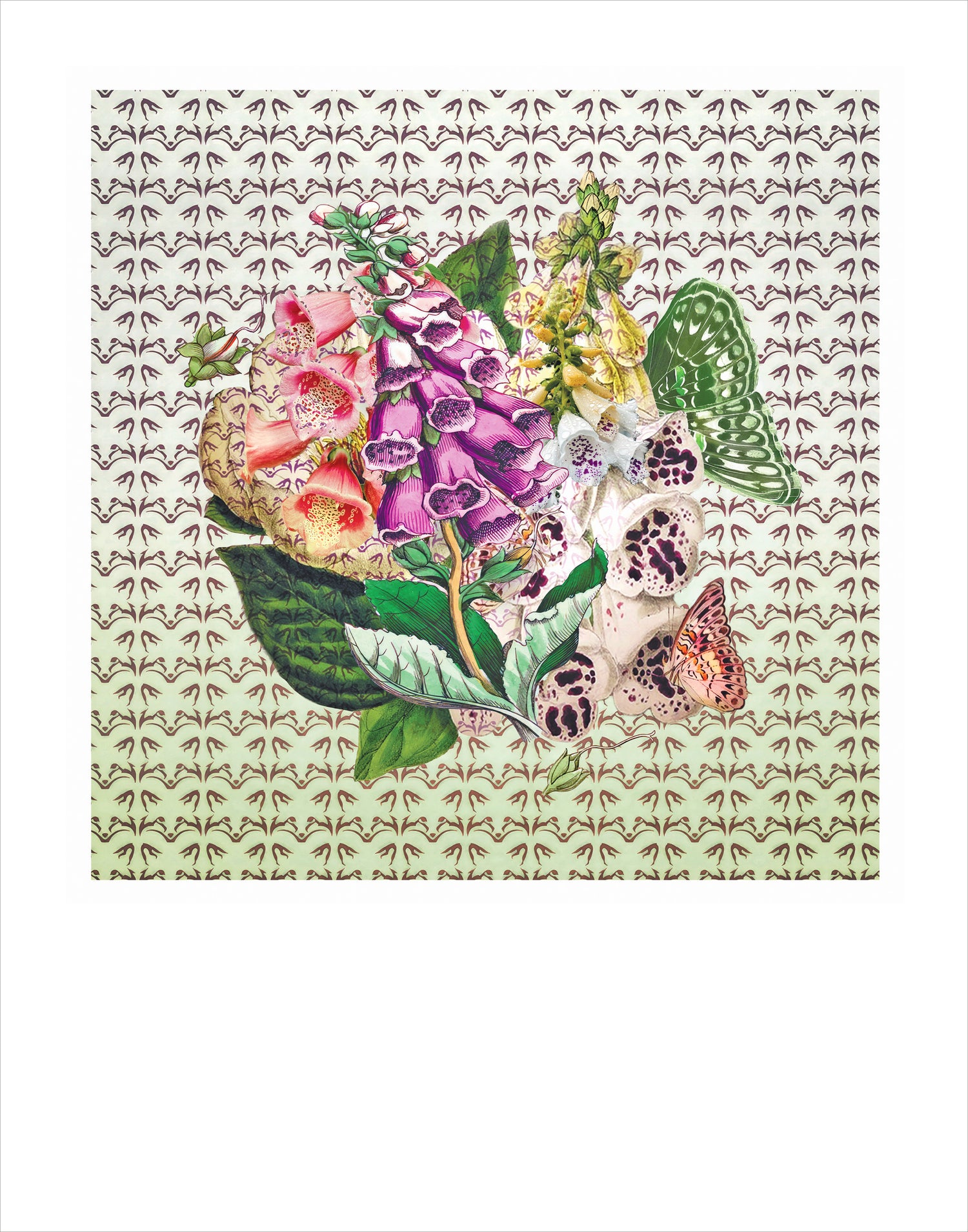 Foxglove Mix Art Print ~Signed~