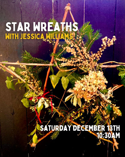 Star Wreaths with Jessica Williams - Sat 12/13 - 10:30 AM