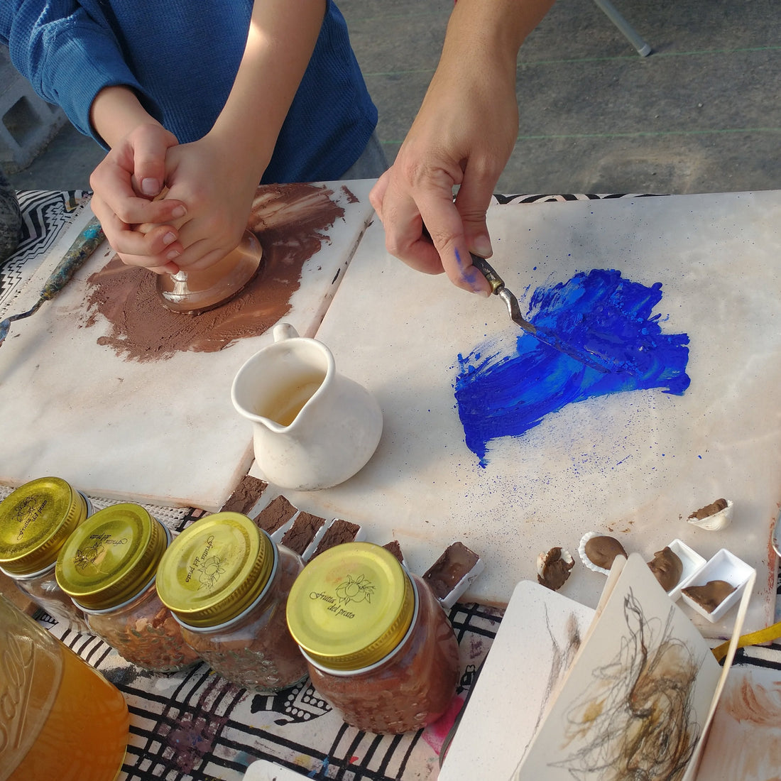 Make a Natural Watercolor Paint Palette