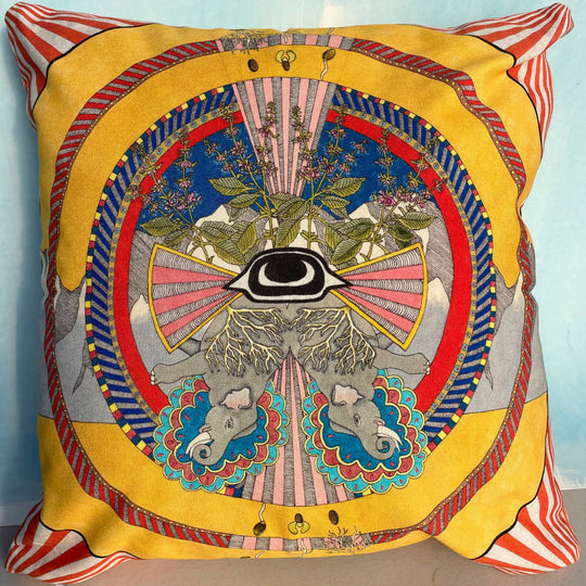 Sacred Basil Throw Pillow