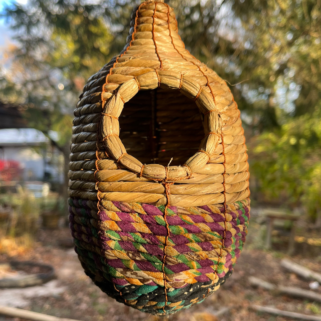 Woven Bird House