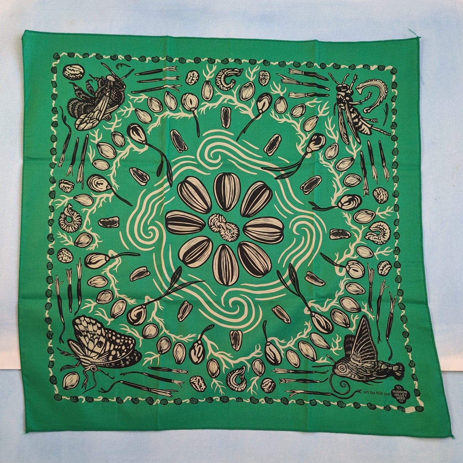 Seeds and Pollinators Bandana