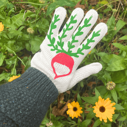 Printed Garden Gloves