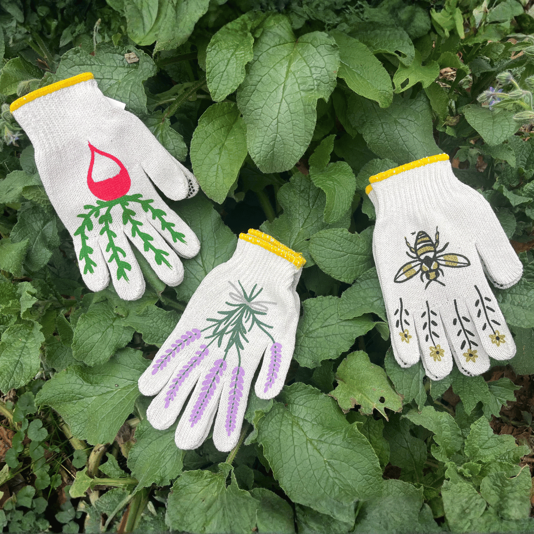 Printed Garden Gloves