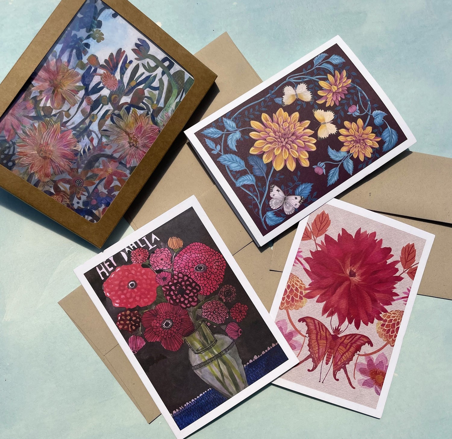 Dahlia Note Card Collection