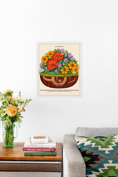 Bee Nectary Mix Art Print ~Signed~