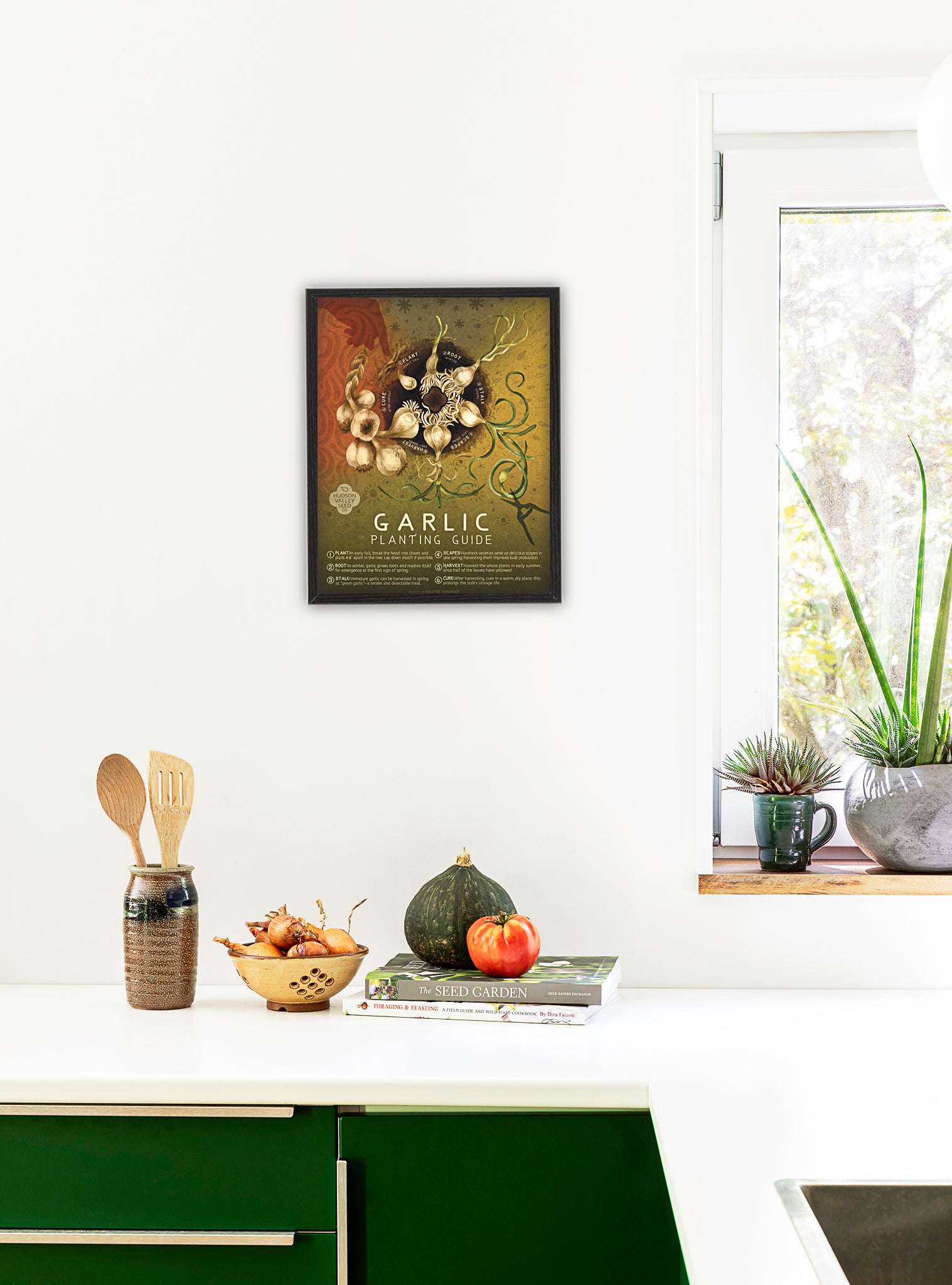 Garlic Planting Guide Poster