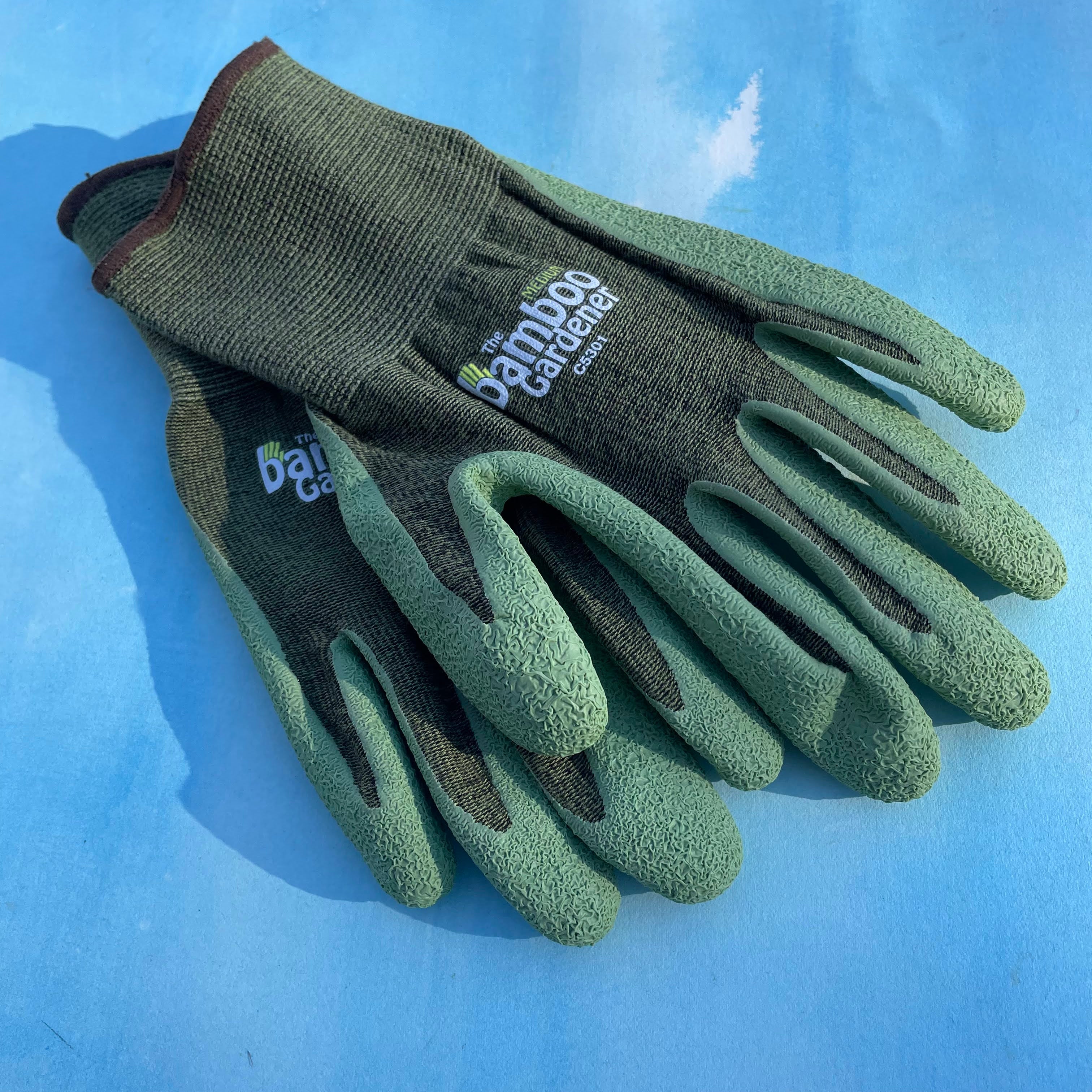 Bamboo Rayon Natural Rubber Palm Gloves