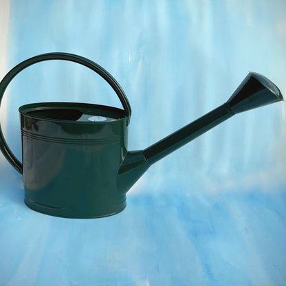 Steel Waterfall Watering Can - Green