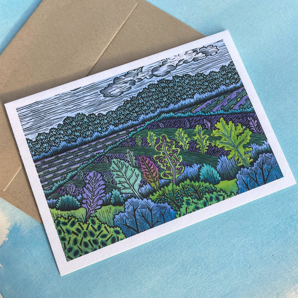 Metta Lettuce Mix Note Card and Envelope