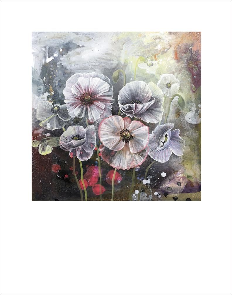 Mother of Pearl Poppy Fine Art Print vendor-unknown