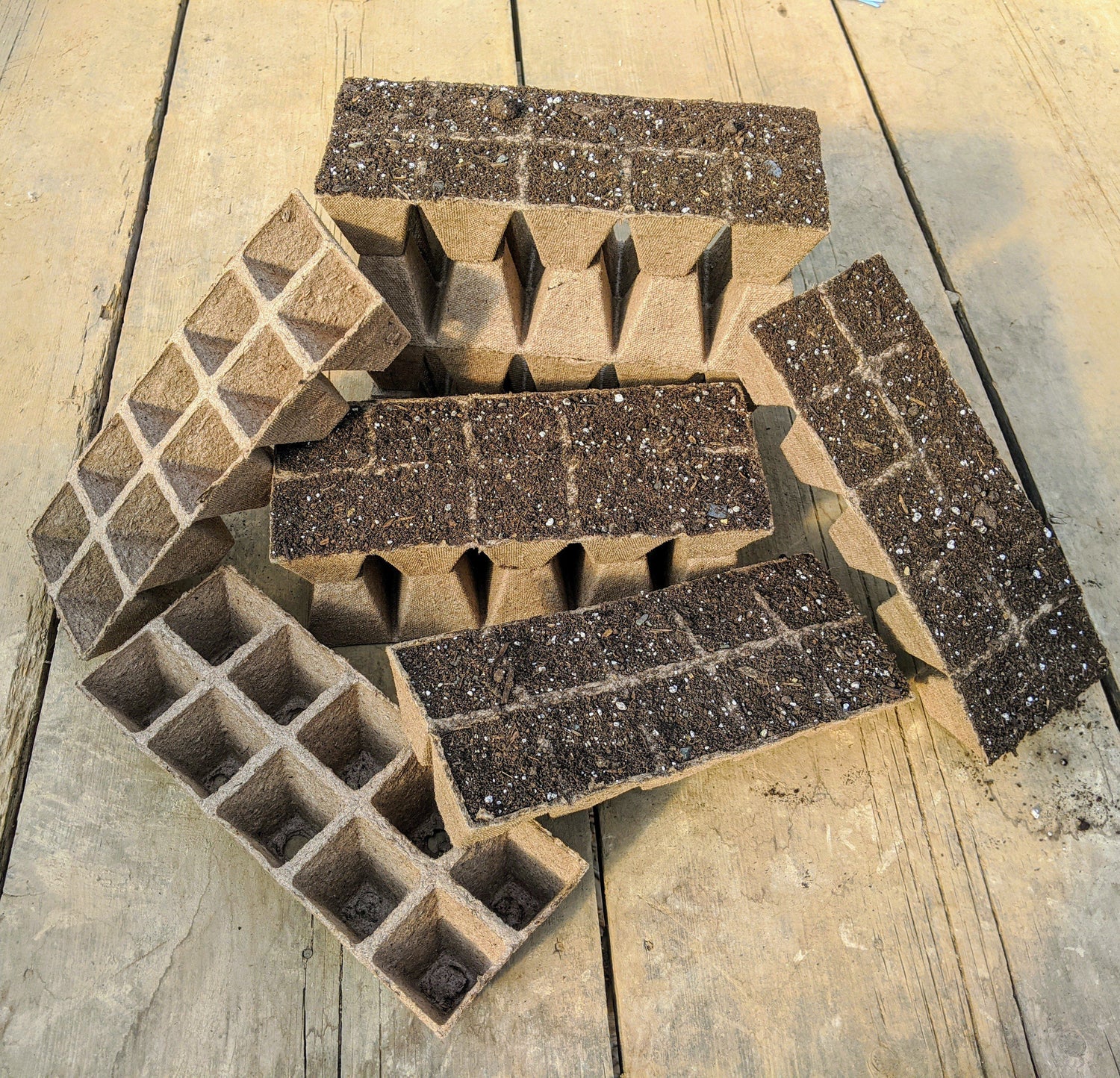 Peat Planting Pots (5 pack) Hudson Valley Seed Company