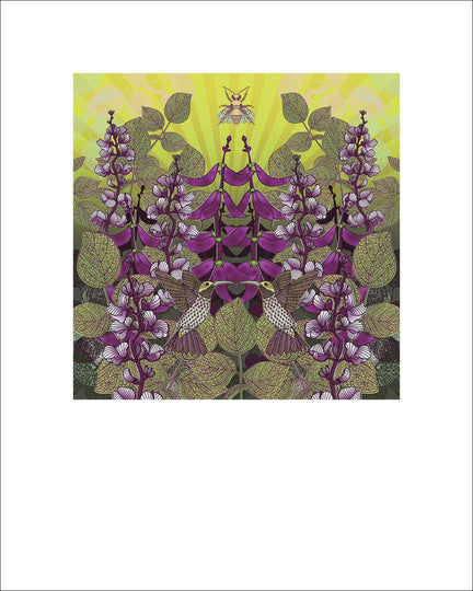 Ruby Moon Hyacinth Fine Art Print vendor-unknown