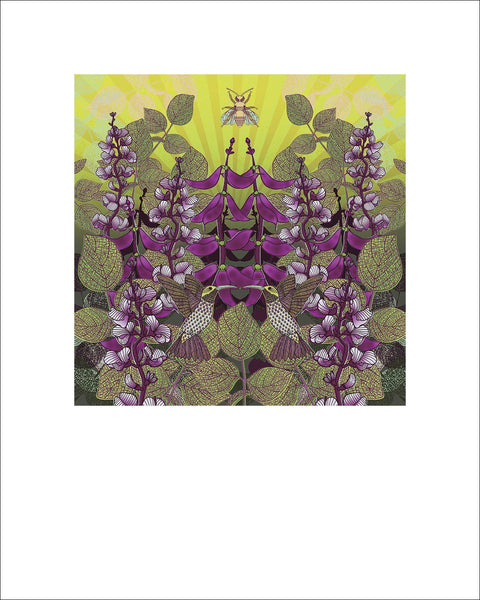 Ruby Moon Hyacinth Fine Art Print vendor-unknown