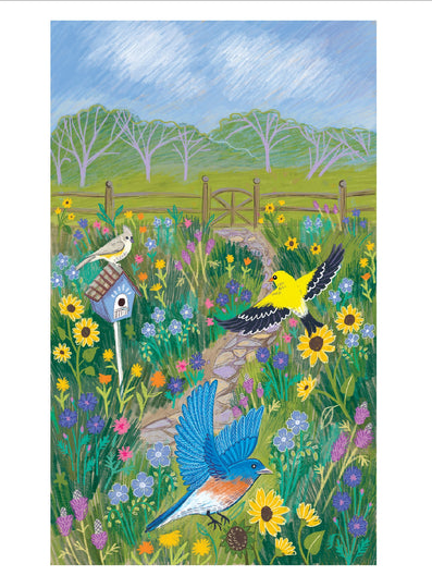 Bird Lover's Meadow Fine Art Print ~Unsigned~
