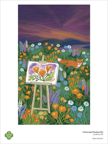 Colorscape Meadow Mix Fine Art Poster