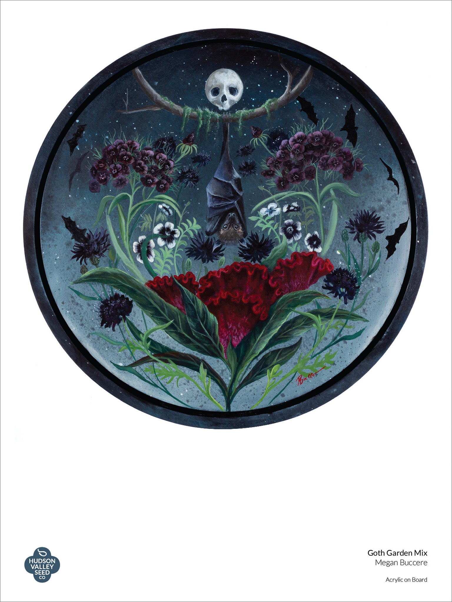 Goth Garden Fine Art Poster