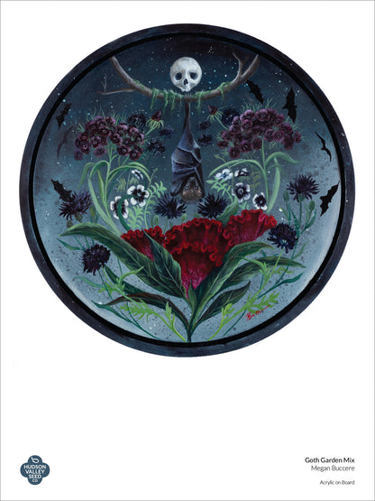 Goth Garden Fine Art Poster